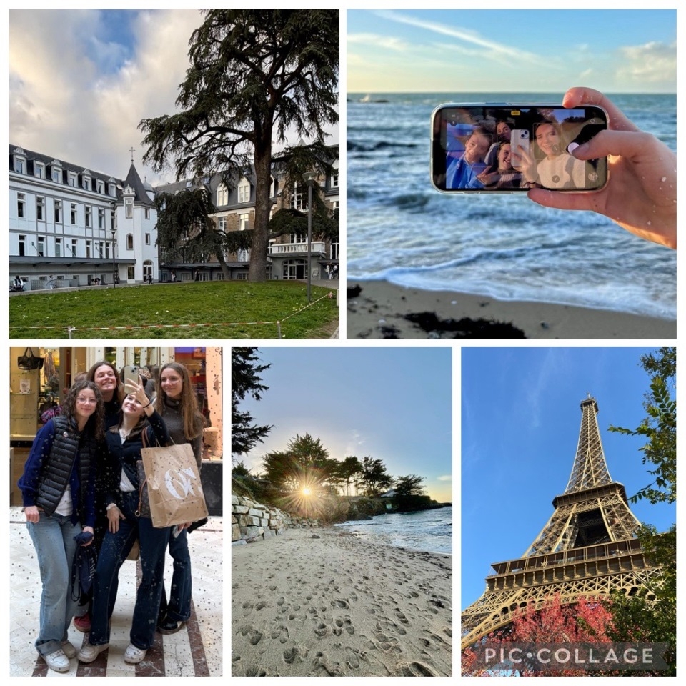 Marga Nussbaumer und Zoe Rothfuss Austausch Nantes Collage